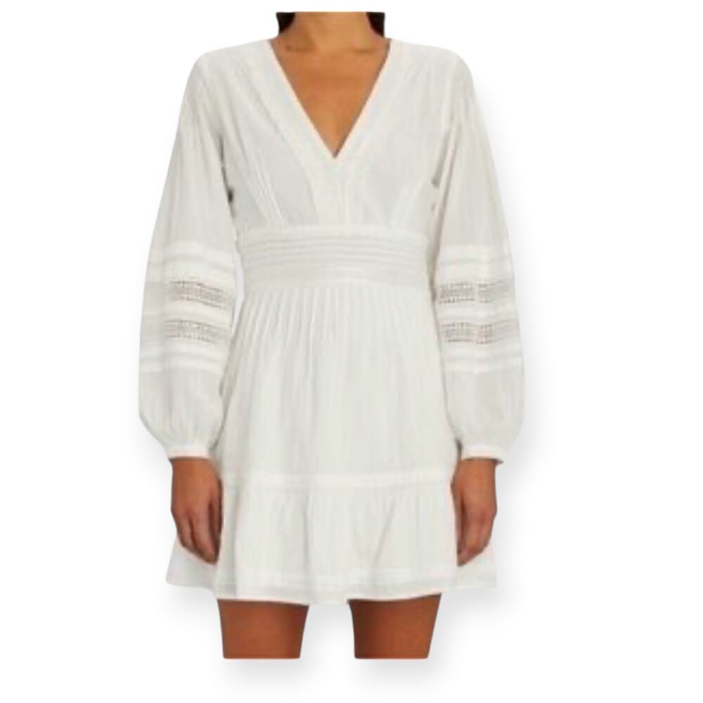 Intermix Lace White Dress Women 8